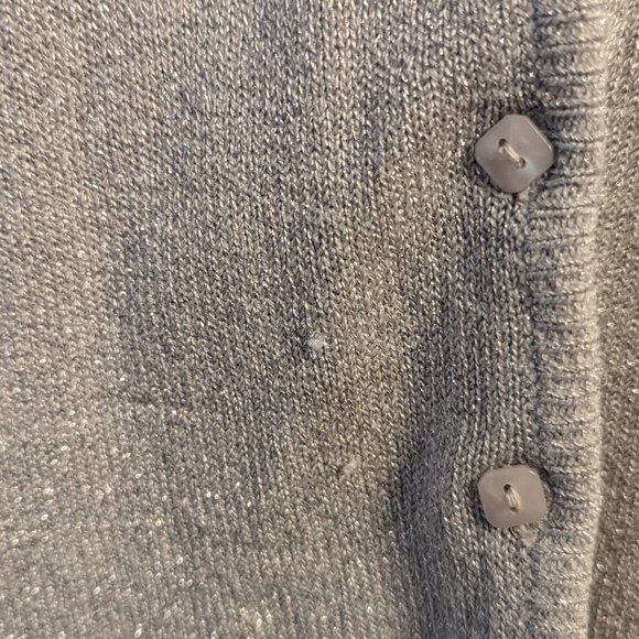 Vintage Silver sparkle cardigan - Picture 3 of 4